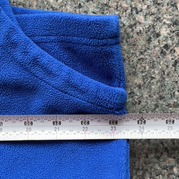 Blair Blue Fleece Vest for Stylish Layering Women L Polyester Zipper Closure - Picture 4 of 5